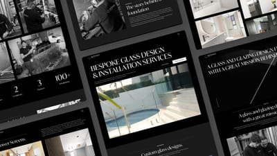 Designing a premium website for a high-end glazing brand - Création de site internet