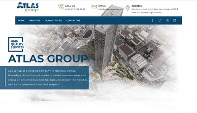 Atlas Group Website Design - Website Creation