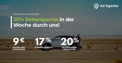 +126% Qualified Leads: Unified Google Ads Strategy for Mazda Austria - Onlinewerbung