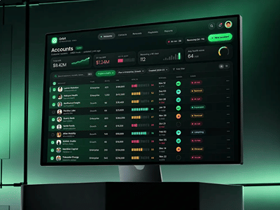 UX/UI Design for B2B CRM Platform - Ergonomy (UX/UI)