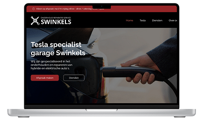Webdesign Garage Swinkels - Website Creation