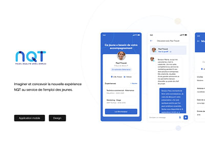 NQT — Design application mobile - Ergonomy (UX/UI)