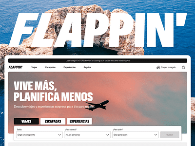 Flappin: Plataforma de experiencias sorpresa - Ergonomy (UX/UI)