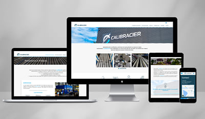 Website for processing cylindrical bars - Web Application