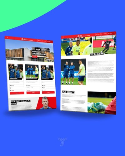 PSV Academy (Ontwikkeling Website/API-integraties) - Website Creatie