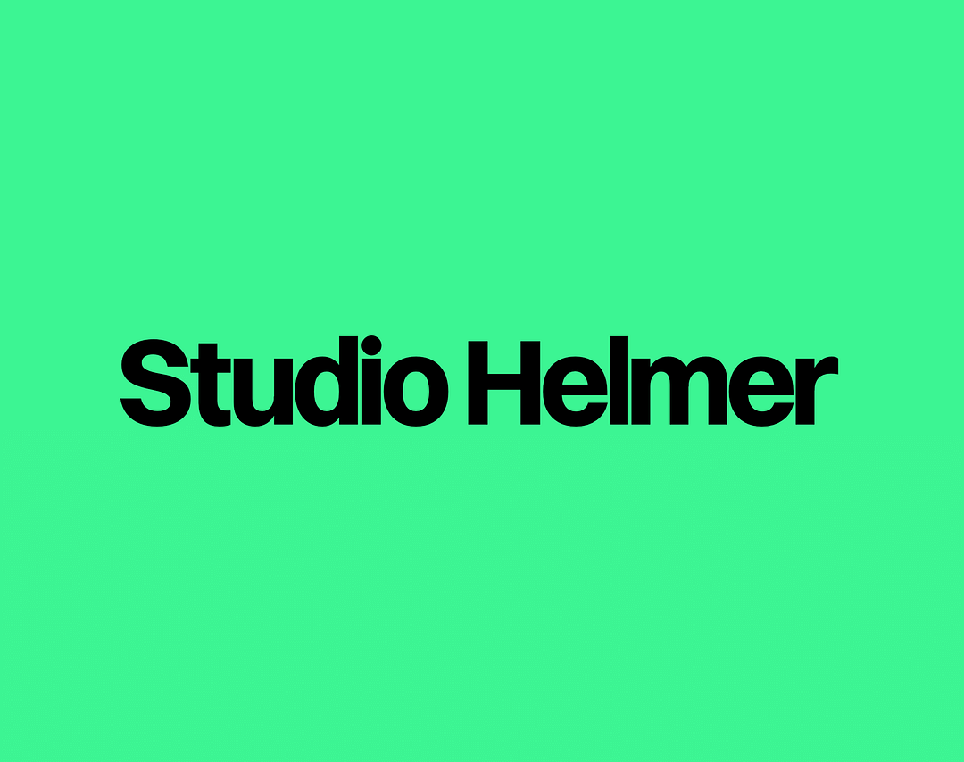 Studio Helmer cover