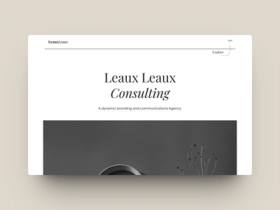 Webflow development for Leaux Leaux Consulting - Website Creatie