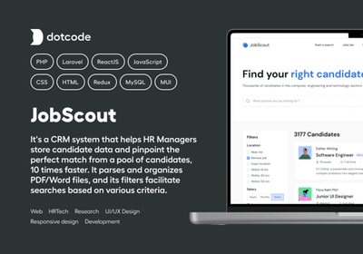 Searching Tool for HRs (SaaS) - Data Consulting