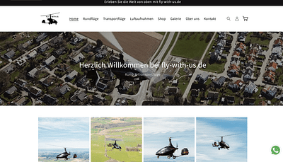 Online Shop Helikoptervermietung - SEO