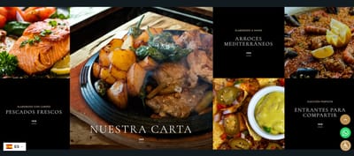 La Pinta Beach · Web para restaurante en Benidorm - Création de site internet