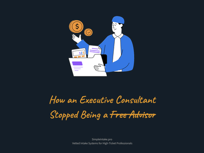 How Marcus an Executive Consultant Stopped Being a Free Advisor - Webseitengestaltung