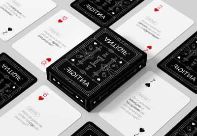 Packaging voor ANTIGIF relatiegeschenk - Branding & Positionering