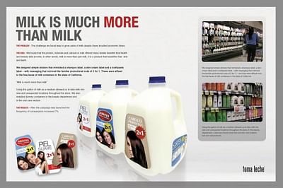 MUCH MORE THAN MILK - Advertising