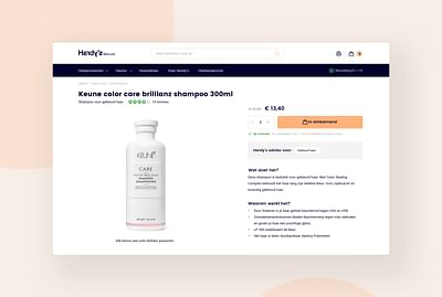 Webshop voor elk haartype - E-commerce