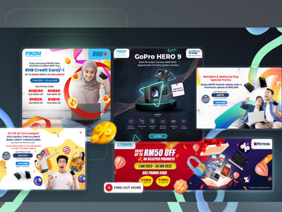 RHB x PIKOM – Digital Campaign Visuals - Digitale Strategie