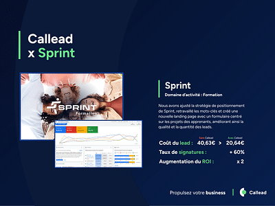 Sprint Formation x Callead Lead Gen Google Ads - Growth Marketing