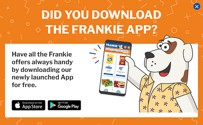 Web Application for Frankie - Webseitengestaltung
