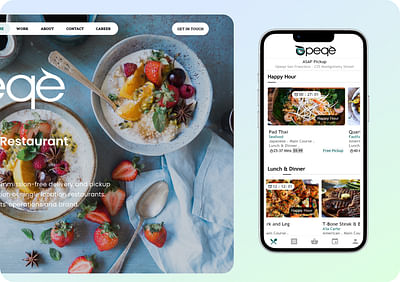 Opeqe, Branded Restaurant Application - E-commerce