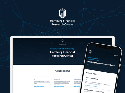 Hamburg Financial Research Center - Webseitengestaltung