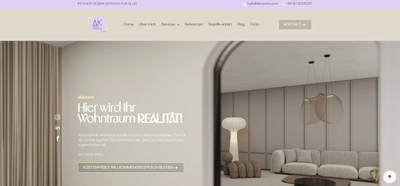 AK Rooms - Creazione di siti web