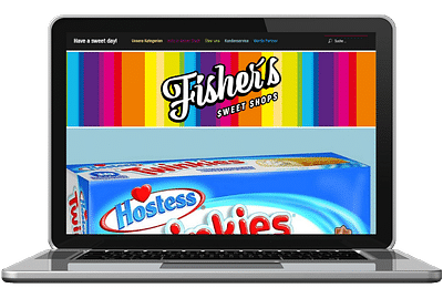 Fisher's Sweet Shops - Onlineshop - Création de site internet