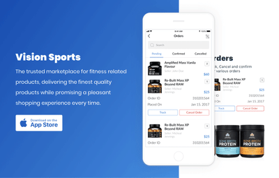 Vision Sports: Your fitness destination. - Software Development