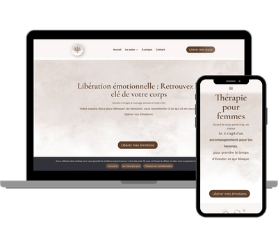 Création de site Les maux clés - Création de site internet