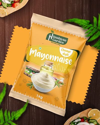 Himalayan Gardens Mayonnaise Packaging Designing - Packaging