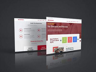 Web Design for DS Masterclass - Website Creatie