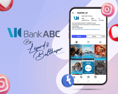 Bank ABC — Stratégie digitale, social media & campagnes multicanales - Réseaux sociaux