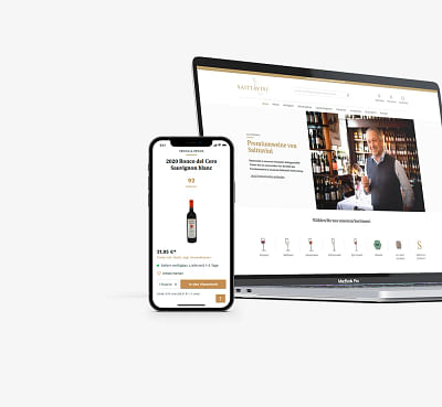 Premiumweine auf Shopware 6 Basis - E-commerce