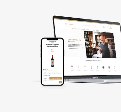 Premiumweine auf Shopware 6 Basis - E-Commerce