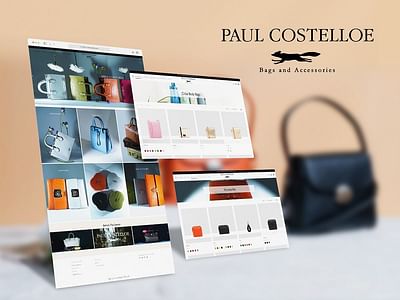 Paul Costelloe Bags Web Development Project - Applicazione web