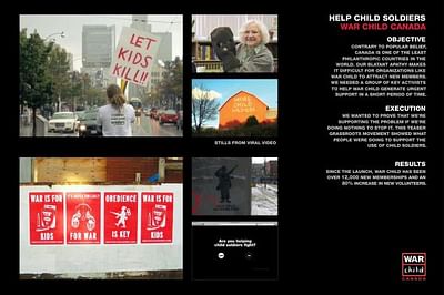 HELP CHILD SOLDIERS - Advertising
