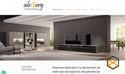 Alegory decoración - Creación de Sitios Web