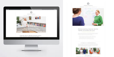 Sabine Samonig Website und Blog Redesign und Texte - Webseitengestaltung
