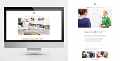 Sabine Samonig Website und Blog Redesign und Texte - Creación de Sitios Web