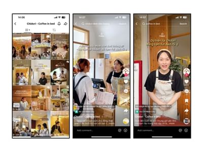 TikTok Channel Consulting for Chidori coffee-chain - Réseaux sociaux