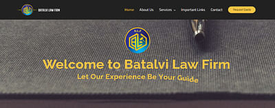 Law Firm Website Development - Ontwerp