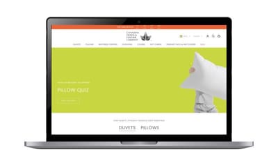 Shopify Plus - Canadian Down & Feather - E-commerce
