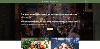 Site pour le Groupement d'achat gaumais - Website Creatie