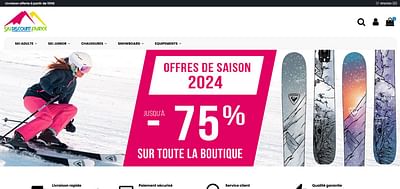 Ski de ski - Website Creation