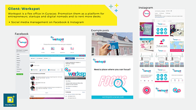 Social Media for Workspot - coworking space - Réseaux sociaux