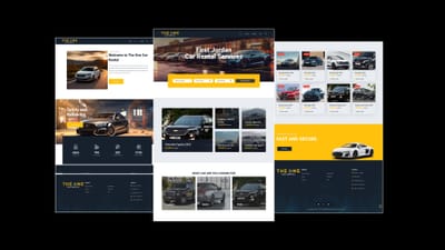 The One Car Rental - Website - Website Creation