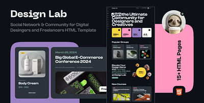 Design Lab - Social Network - Création de site internet