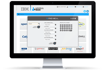 IBM Solution Store - Website Creation