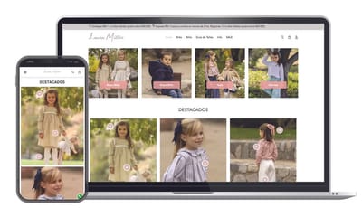 Tienda online de  ropa de niños - Ecommerce y marketing - Webseitengestaltung