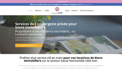 Coucouning Conciergerie - Site internet - Website Creatie
