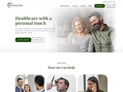 Oak Concierge Medicine - Marketing