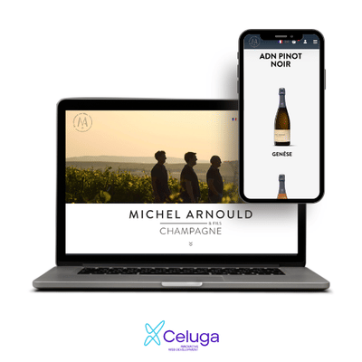 Site vitrine pour Champagne Michel Arnould - Website Creation